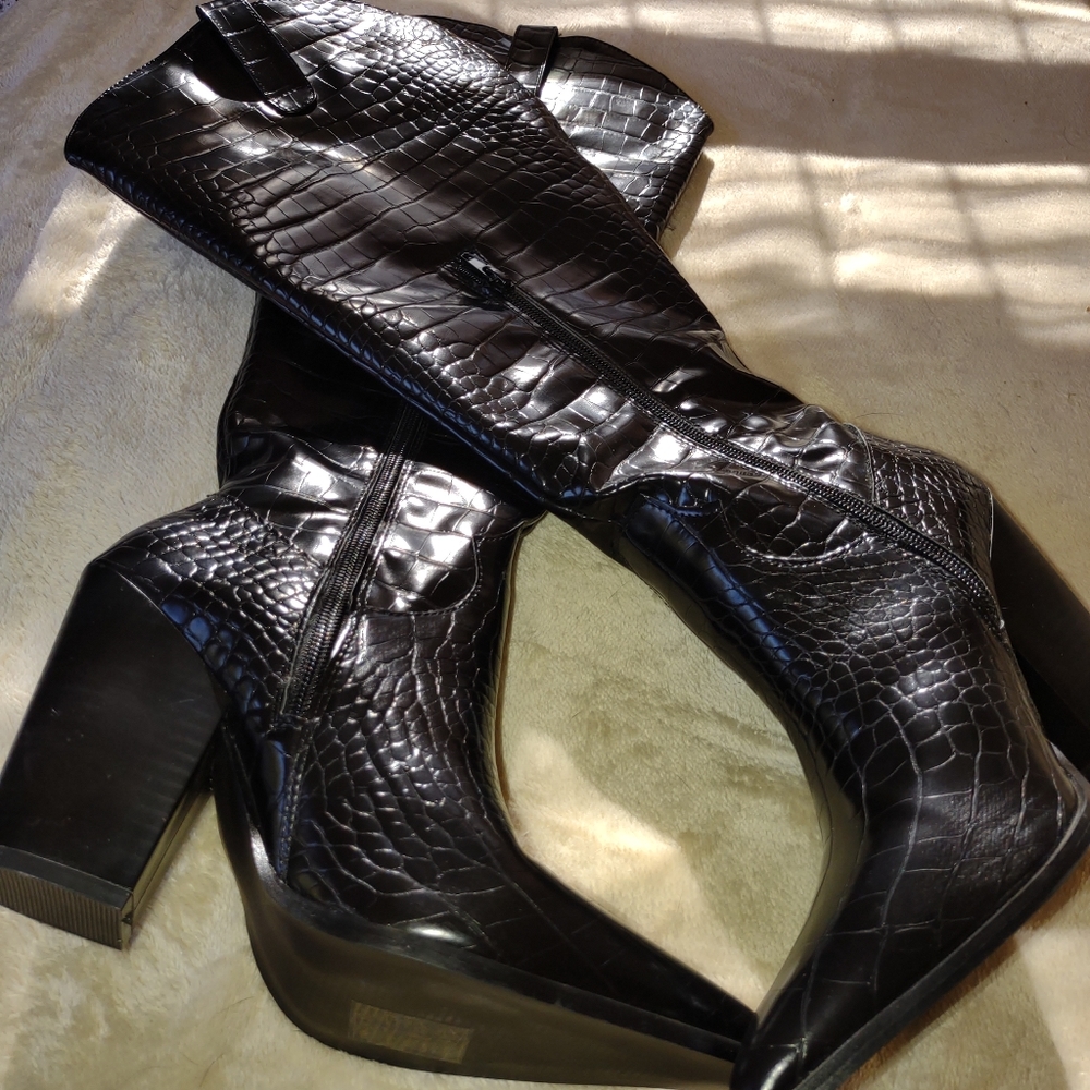 Tall Vinal Boots